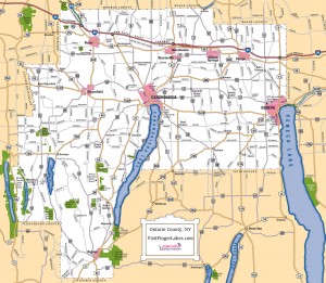 Map of Ontario County NY