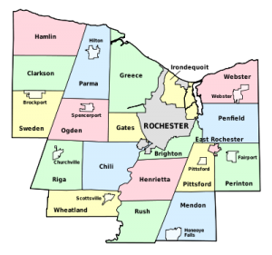 Map of Monroe County
