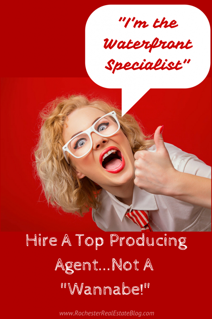 Hire a Top Producing Agent when selling a waterfront property...Not a Wannabe!